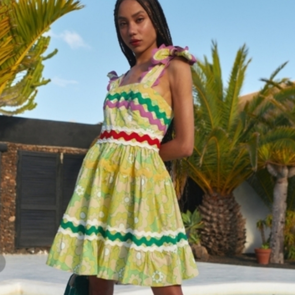 CeliaB Lazuli Mini Dress In Yellow